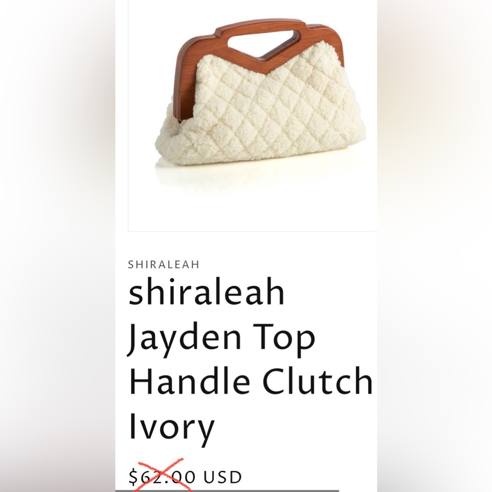 Brand new Shiraleah clutch